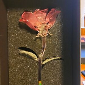 Waterford crystal long-stemmed rose